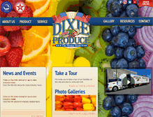 Tablet Screenshot of dixieproduceinc.com